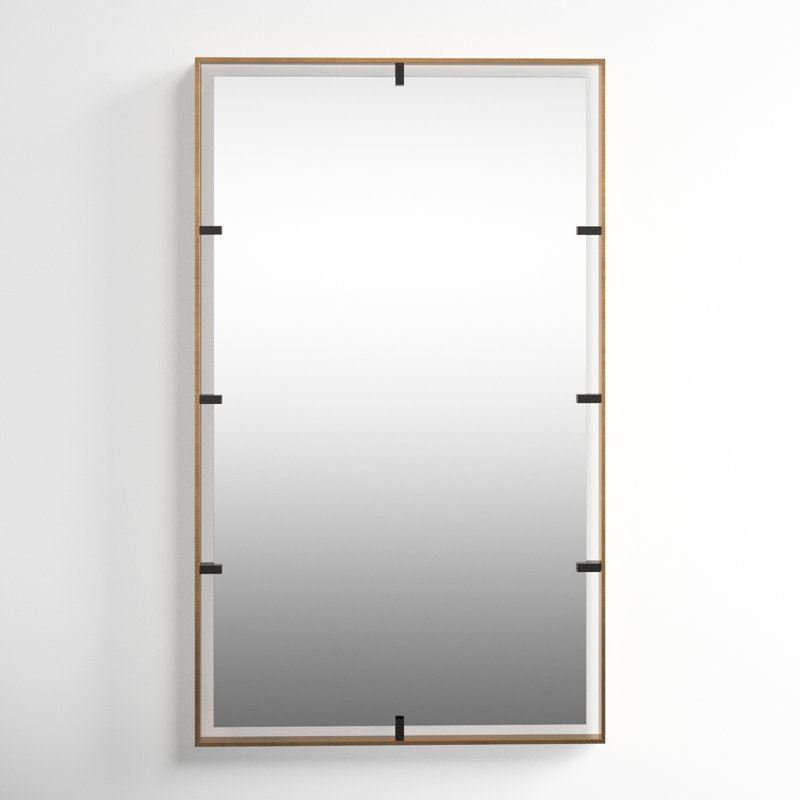 Joss & Main Zuma Rectangle Metal Wall Mirror Wayfair